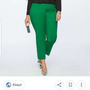 Eloquii Kady pants 24L EUC in green